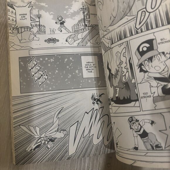 Pokémon The Rise of Darkrai Manga VIZ Kids Ash Dialga Palkia Darkrai Movie 10 - Picture 3 of 11